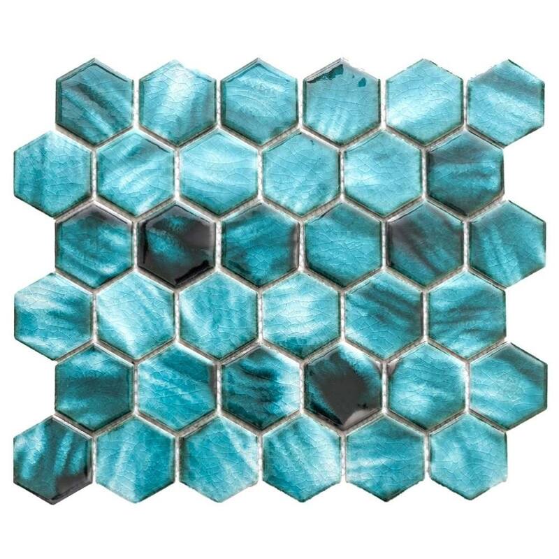 The Tile Life Agate 2x2 Porcelain Backsplash Wall Tile