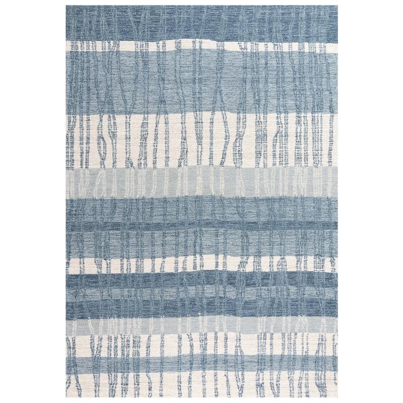 Alora Decor Wondrous Hand-tufted Wool Rug - 8'6" x 11'6" - Blue