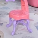 preview thumbnail 17 of 16, Qaba Kids Vanity Makeup Table Set with Chair, Pretend Play Toy for 3 Year Old Girls and Above