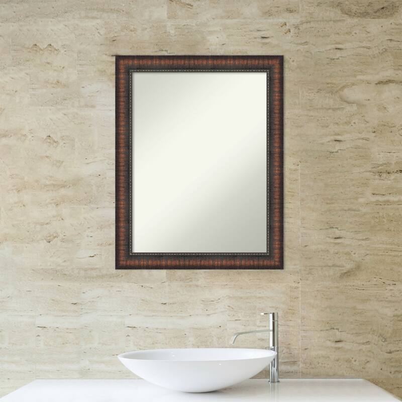 Caleb Brown Non-Beveled Framed Bathroom Vanity Wall Mirror - Caleb Brown
