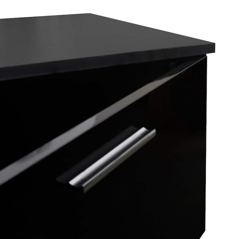 Modern 62.99" TV Stand with Open Shelves and Storage Cabinets for TVs Up to 70"