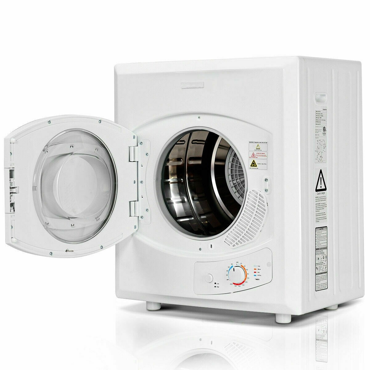 Shop Gymax Stainless Steel Electric Tumble Compact Laundry Cloths