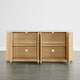 preview thumbnail 46 of 50, Spruce & Spring 70-inch Wide Modern Sideboard Cabinet with Semi-Cylindrical Columns