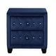 preview thumbnail 19 of 78, Sophia Crystal Tufted 4PC/5PC Bedroom Set Made with Wood