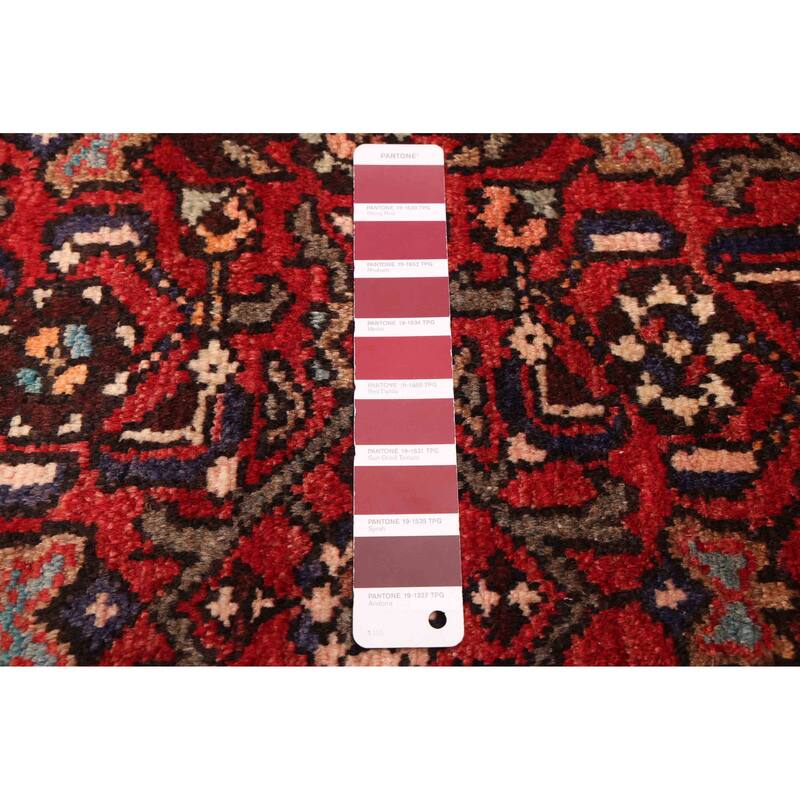 ECARPETGALLERY Hand-knotted Andelz Red Wool Rug - 3'2 x 10'0