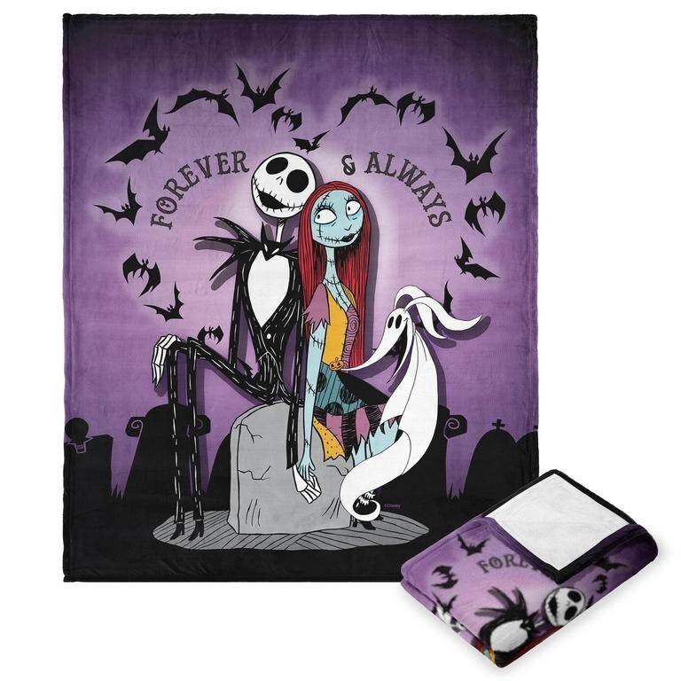 Disney Nightmare Before Christmas Valentine s Day Silk Touch Throw Blanket