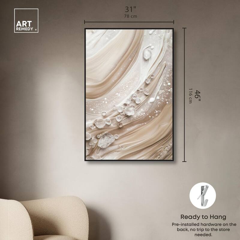 Viscous Veils II Canvas by Art Remedy