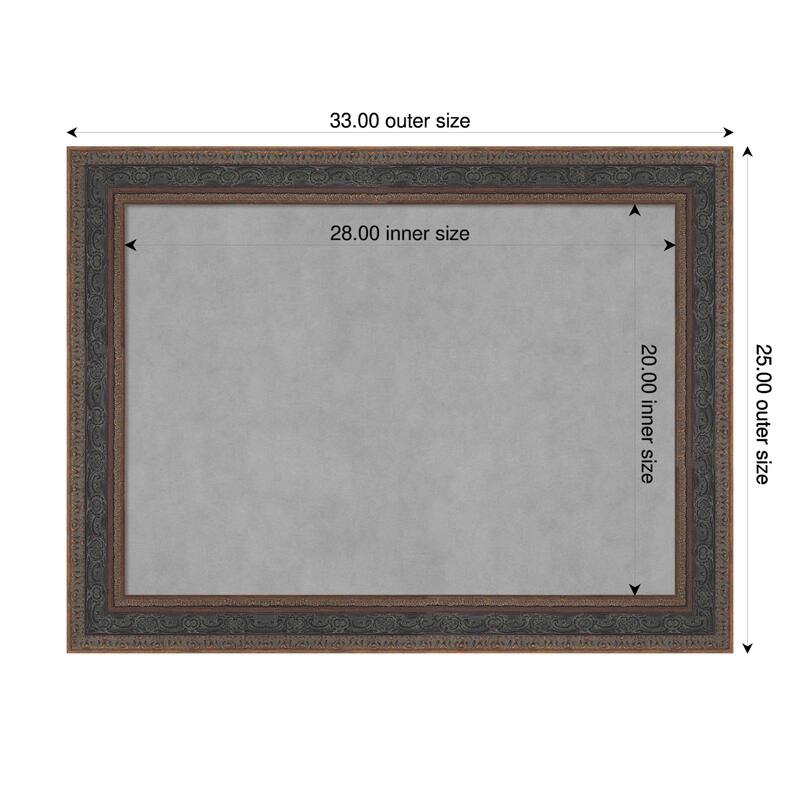 Amanti Art Attic Aged Black Framed - 33 x 25 in - Attic Aged Bronze