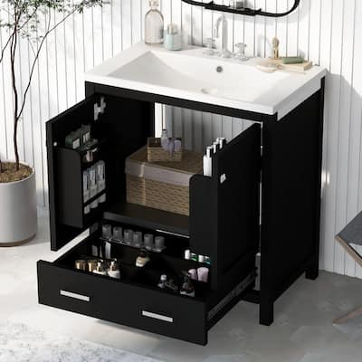 30"Bathroom Vanity with Single Sink