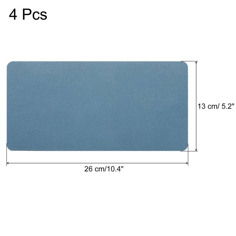 Refrigerator Drip Catcher 10.4 x 5.2 Inch Rectangle Drip Tray, Navy Blue - Navy Blue - 4 Pcs