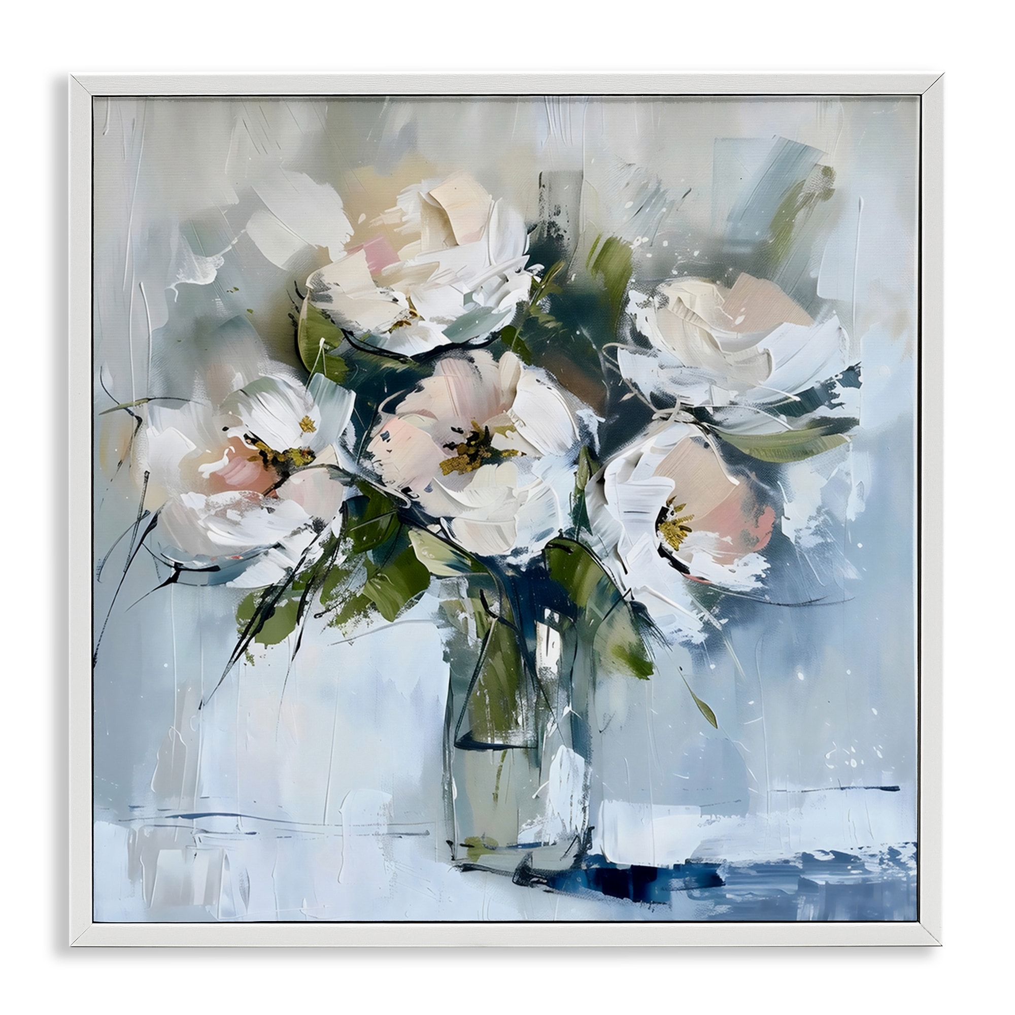 Stupell Cottage Chic Modern Bouquet Framed Giclee Art Design By LSR Creative Studio