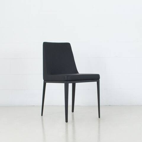 Avenue Modern Leatherette & Powdered Steel Side Chair - Contract Grade