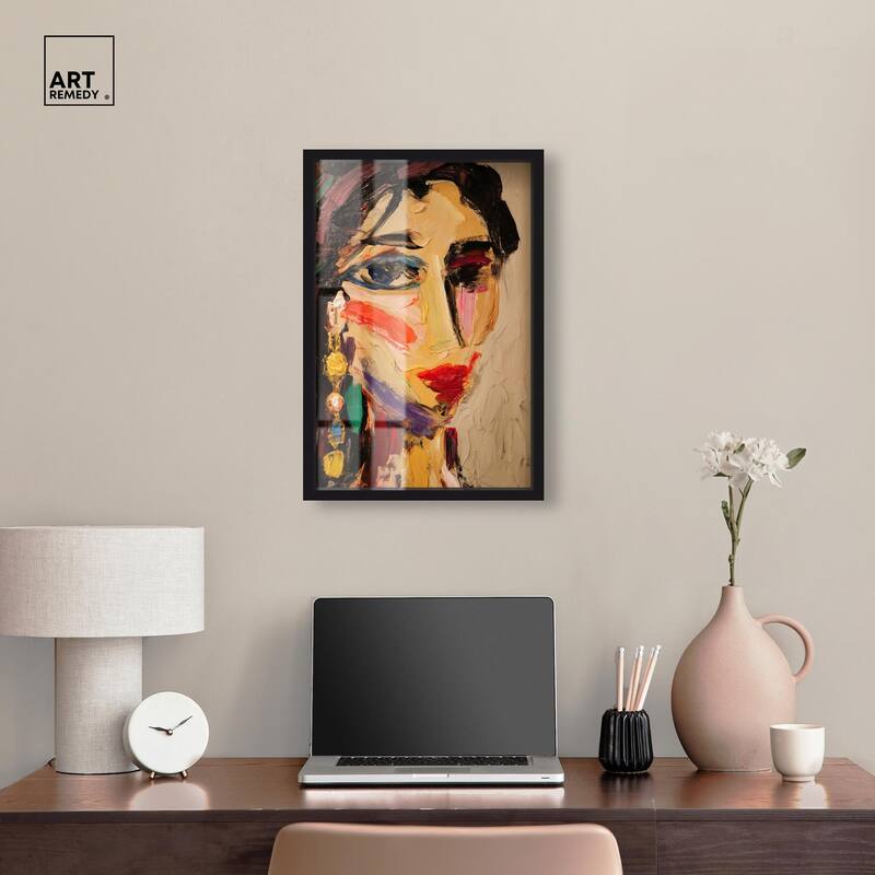 Colorful Expression I Shadowbox by Art Remedy