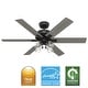 preview thumbnail 2 of 19, Hunter 52" Fonthill Ceiling Fan with LED Light, Handheld Remote ENERGY STAR! Easy Install!