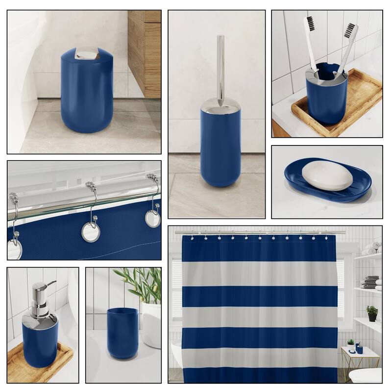 Clara Clark 20 Piece Complete Bathroom Accessories Kit with Shower Curtain Set