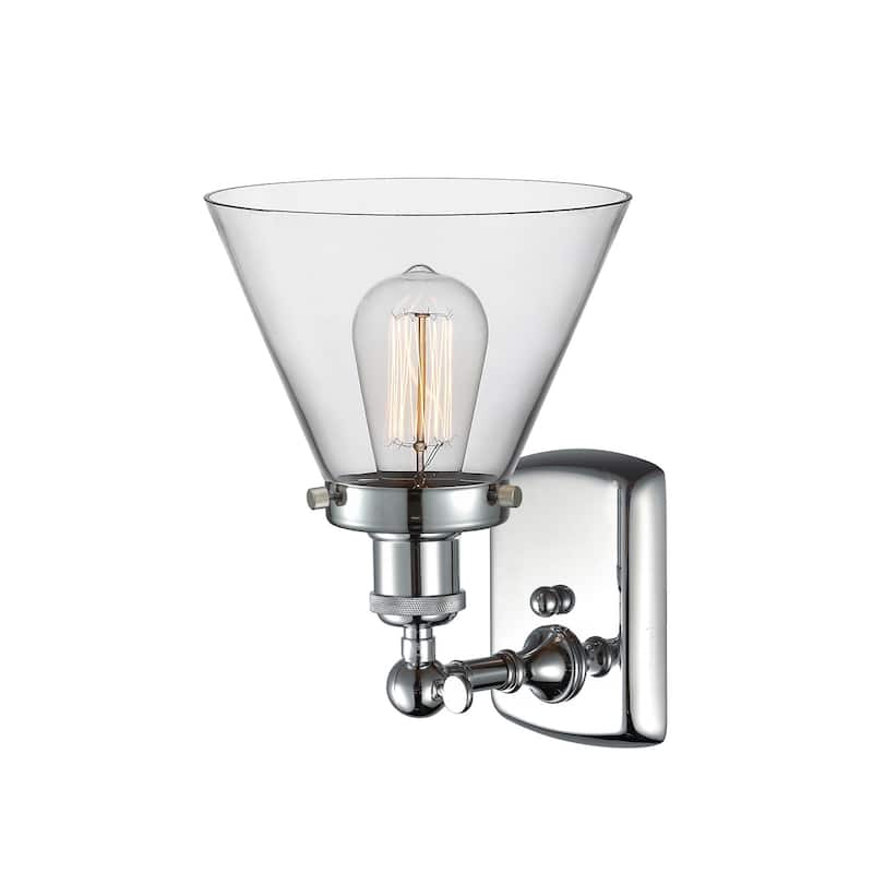 Innovations Lighting Large Cone 8" Wide Bathroom Sconce