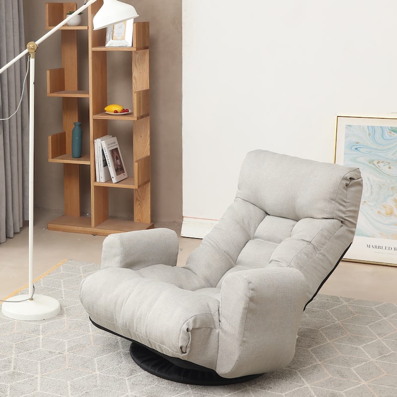 Adjustable head and waist, game chair, lounge chair,360°rotatable sofa chair,Rotatable seat Leisure Chair deck chair