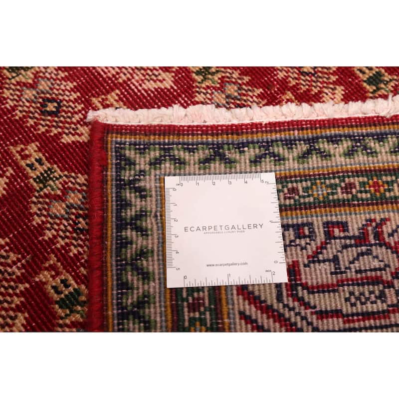 ECARPETGALLERY Hand-knotted Anadol Vintage Red Wool Rug - 3'1 x 10'11