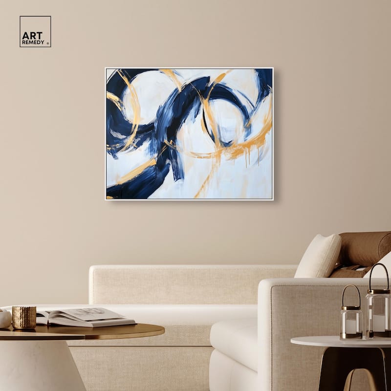 Bold Whirl II Canvas by Art Remedy