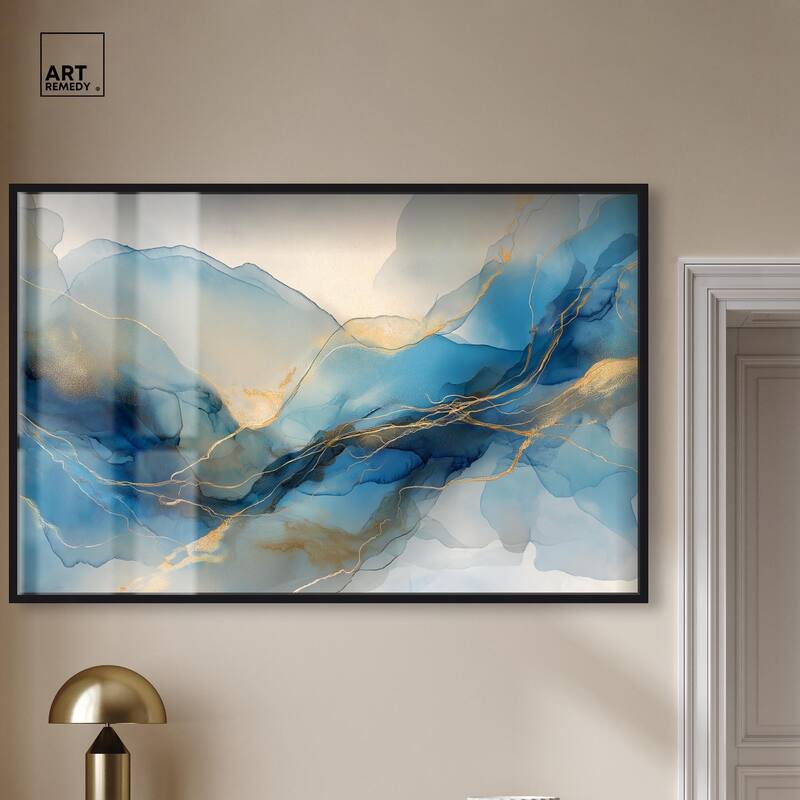Postmodern Flow II Shadowbox by Art Remedy