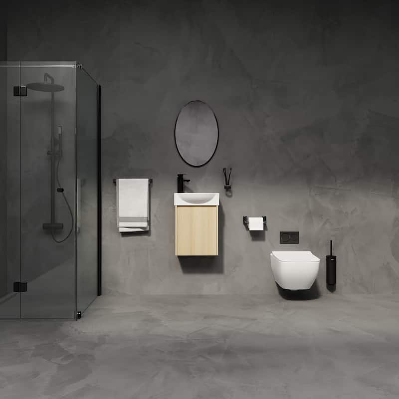 Modern Bathroom Small Vanity with Sink