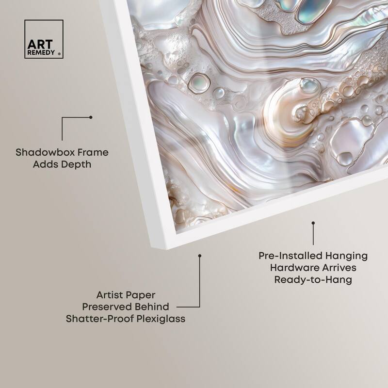Fluid Preciousness II Shadowbox by Art Remedy