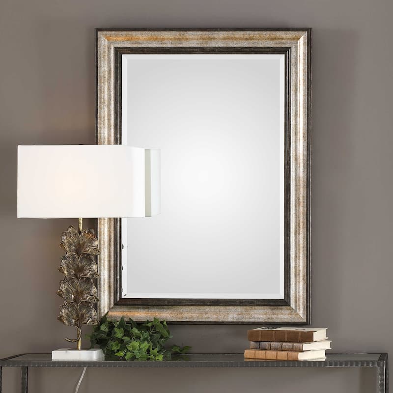 43" shefford antiqued silver mirror