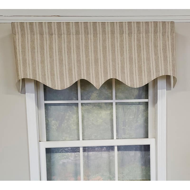 RLF Home Design Brunswick Stripe Regal Window Valance