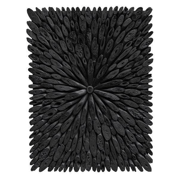 slide 2 of 7, Uttermost Bahama Black Wood Wall Decor