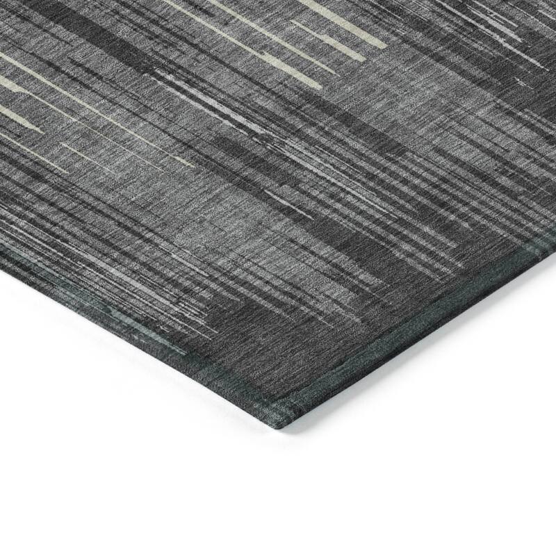Machine Washable Indoor/ Outdoor Chantille Abstract Ombre Rug