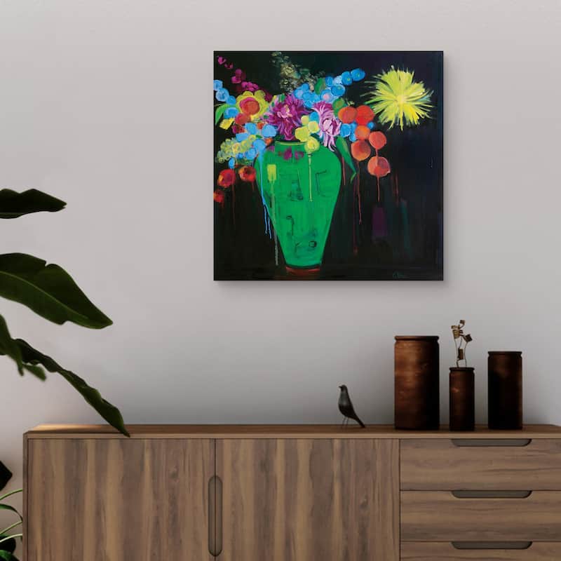 Green With Envy by Alexi Fine Canvas Art Print