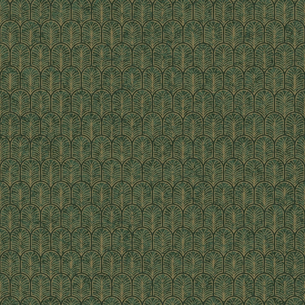 Galerie Wallcoverings Lustre Collection Geometric Arc Non-woven Shimmer Wallpaper Roll