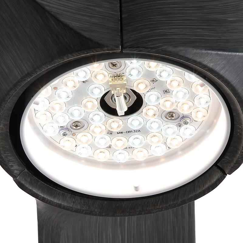 YUHAO 56 inch 6 Speed Quiet DC Motor Indoor Matte White Ceiling Fans with Lights and Remote Control