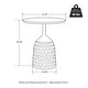 preview thumbnail 6 of 15, Glitzhome 22.25"H Metal Wine Bottle Shaped Accent Table With Wooden Top