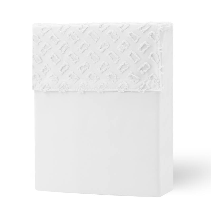 Chanasya Clipped Tufted Textured Boho Soft Microfiber Sheet Set