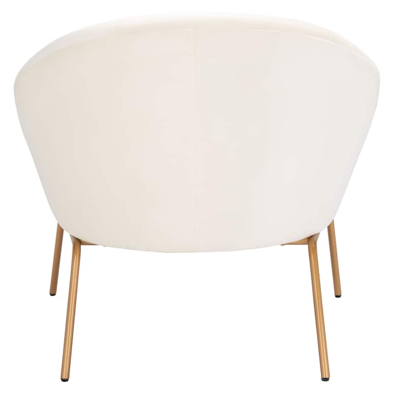 SAFAVIEH Made Glam Velvet Accent Chair - 32.3" W x 29.5" L x 30" H - 32Wx30Dx30H