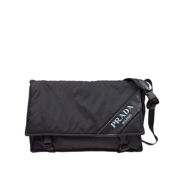 prada black leather crossbody bag