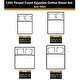 preview thumbnail 40 of 103, ﻿Superior 1200 Thread Count Egyptian Cotton Solid Bed Sheet Set