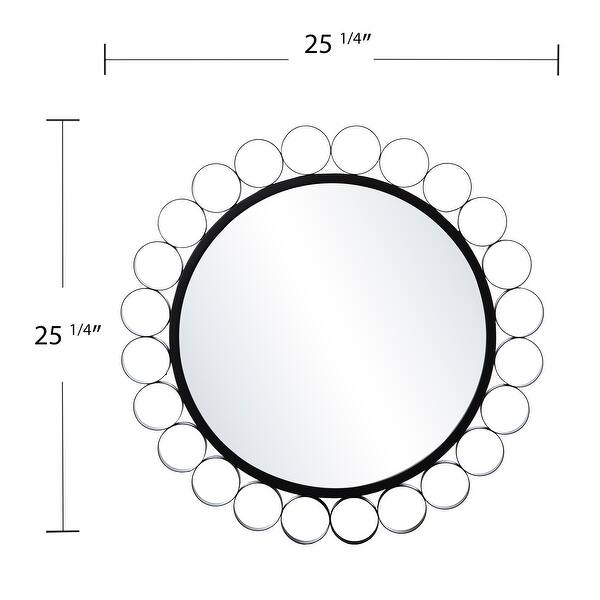 SEI Furniture Alelaide Round Decorative Mirror Bed Bath & Beyond