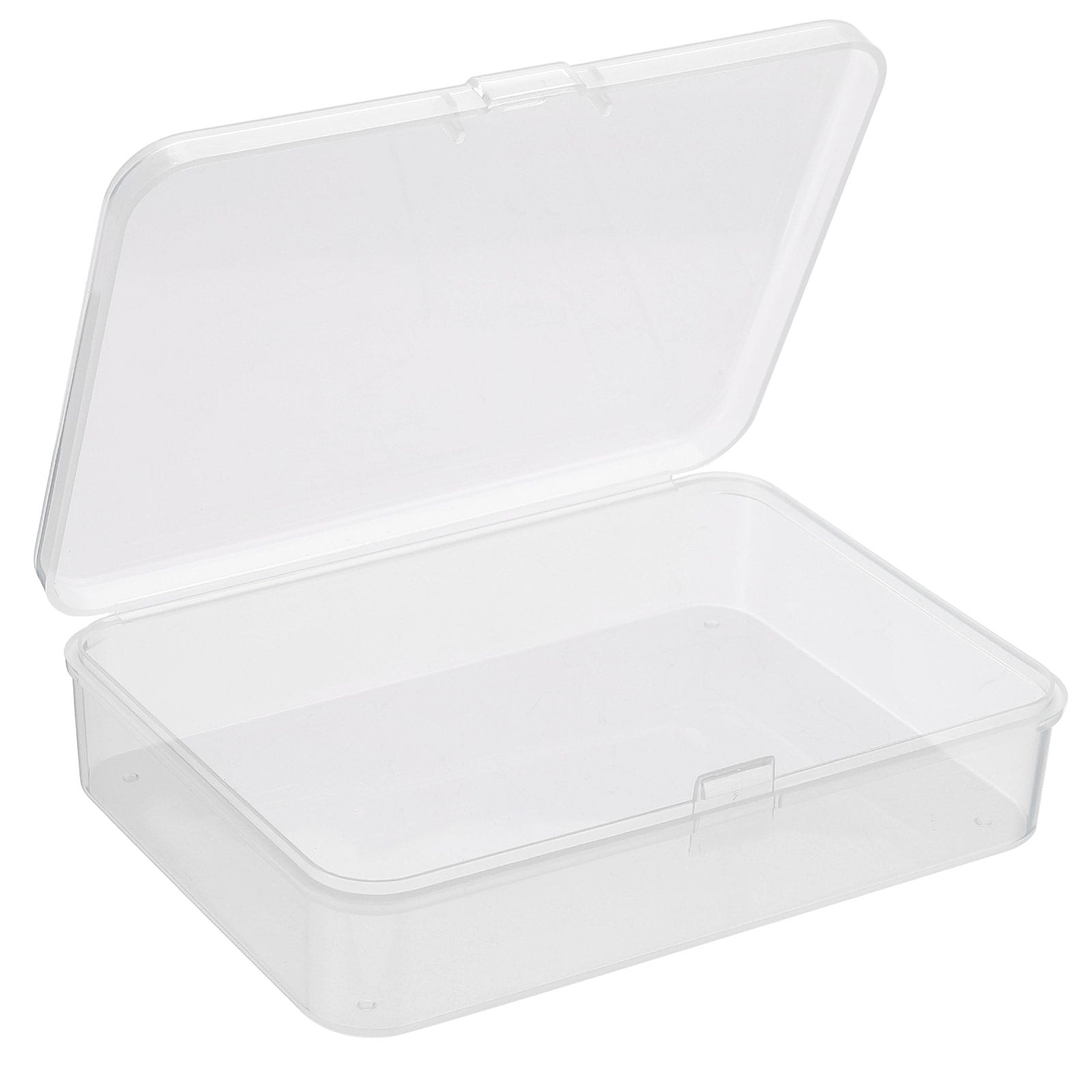 Storage Container with Hinged Lid Plastic Rectangular Box for Beads - Bed  Bath & Beyond - 35610716