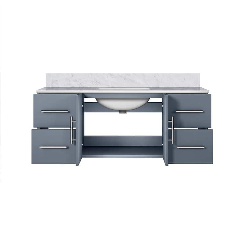 Geneva 48 in. W x 22 in. D Navy Blue Bath Vanity