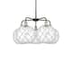 Option Black Antique Brass / Clear Glass with White Rope
