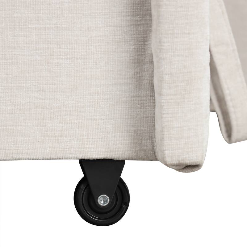 Harper&Bright Designs L-shaped Padded Modular Sofa with Storage Space