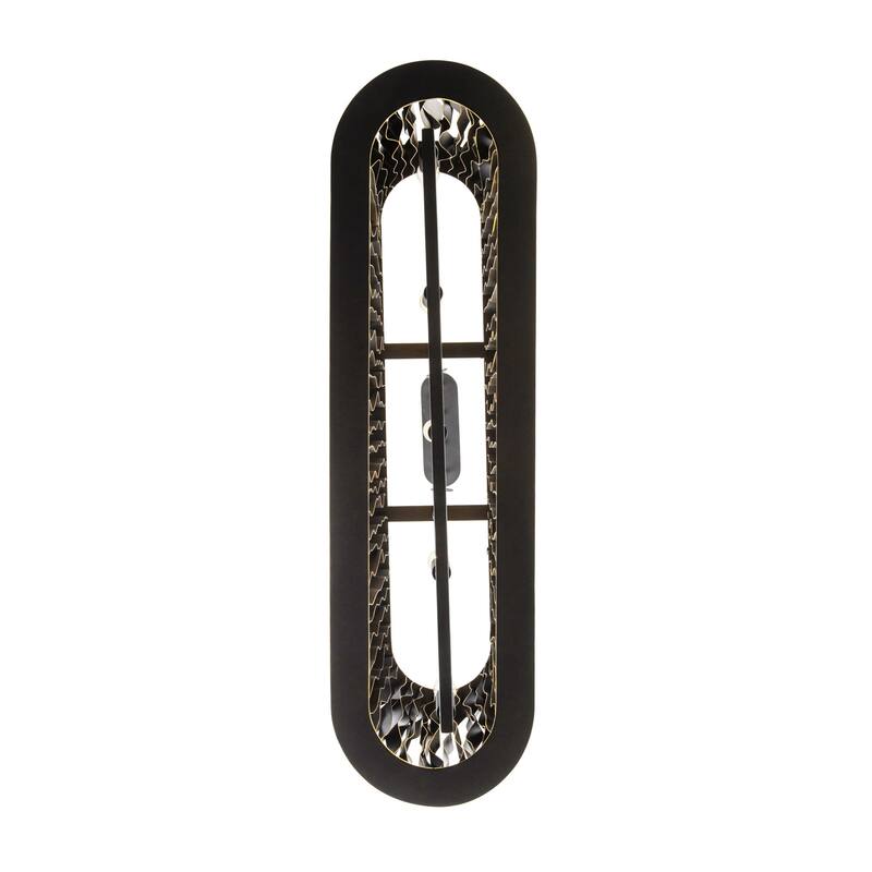 Varaluz Estela Linear Pendant - Matte Black/French Gold - 36"W