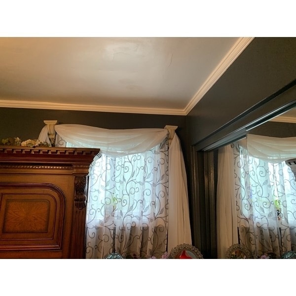 inexpensive window scarves