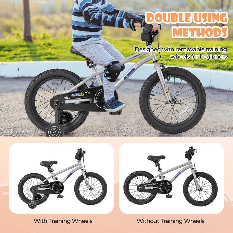 Costway 14/16/18-Inch Kid’s Bike for 4-7 Years Old with Adjustable - See Details