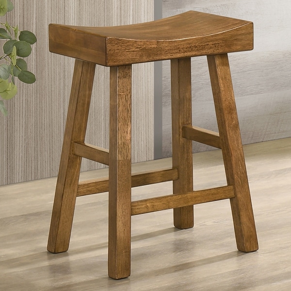 Furniture of America Howler Transitional 24" Saddle Stool (Set of 2). Opens flyout.