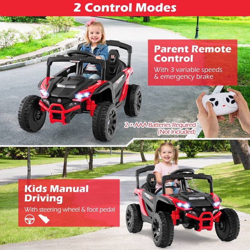 Honeyjoy 12V Kids Ride On Car Battery Powered Electric Remote Control - See Details