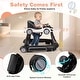 preview thumbnail 11 of 46, Babyjoy 6-in-1 Baby Walker with Canopy, Music, Lights, Speed/Height - See Details