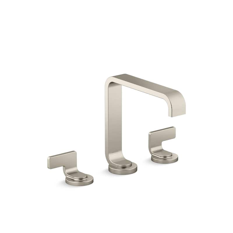 Kallista P34231-LV Guise Collection 1.2 GPM Widespread Bathroom Faucet - Brushed Nickel